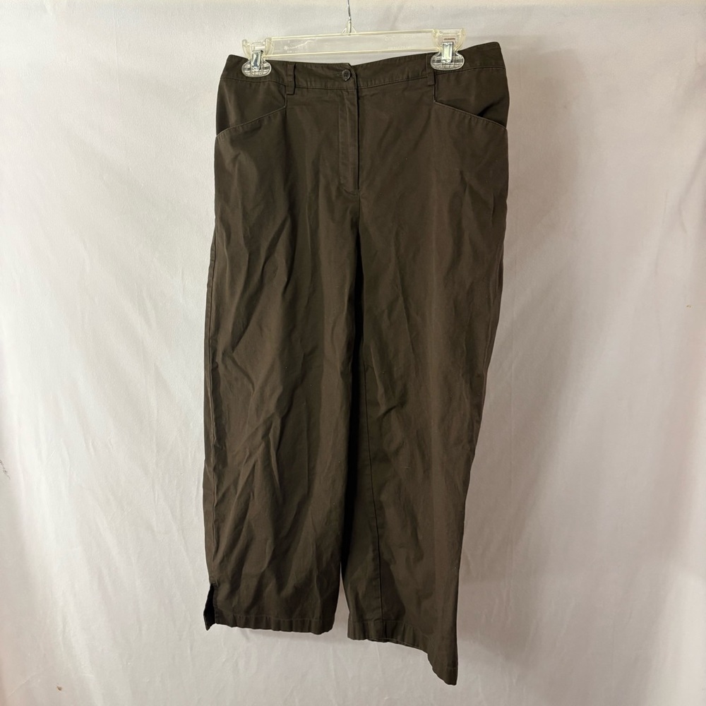 Croft & Barrow Women's Brown Ankle Pants